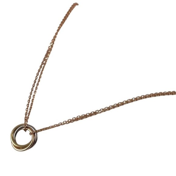 CARTIER 18k Rose Gold Trinity Necklace - Picture 2 of 6